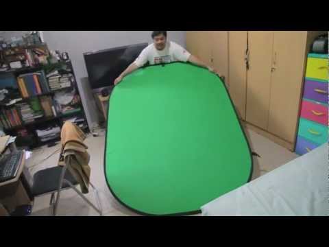 HOW to Fold Portable Green Screen/Blue Screen